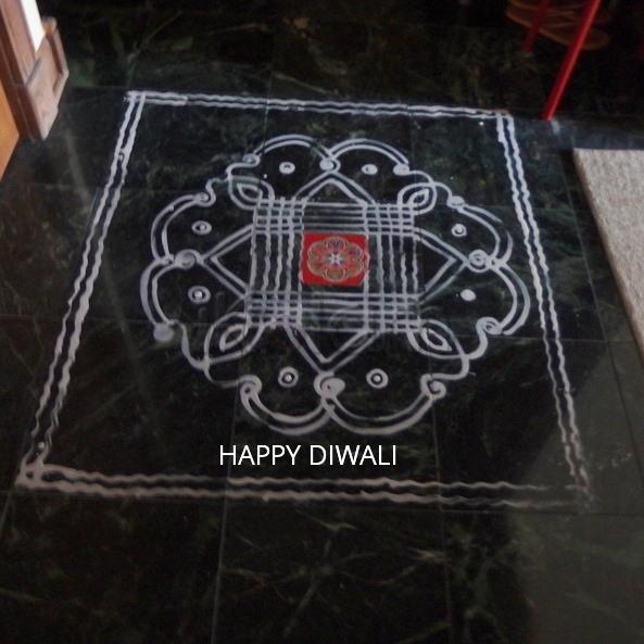 kanya kolam for diwali