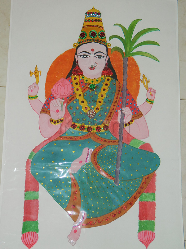 I have made Maa Durga drawing. How is it ? - Drawing World - Quora