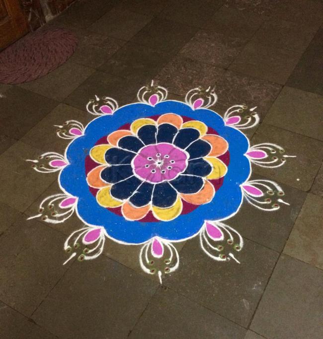 saraswathi kolam