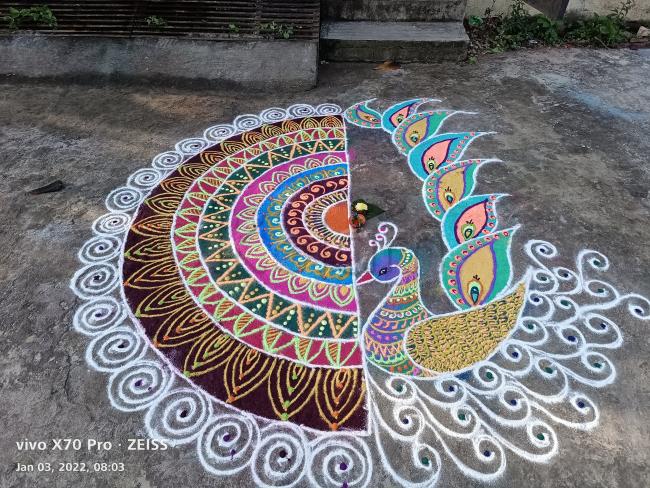 Latest Rangoli or Kolam Designs