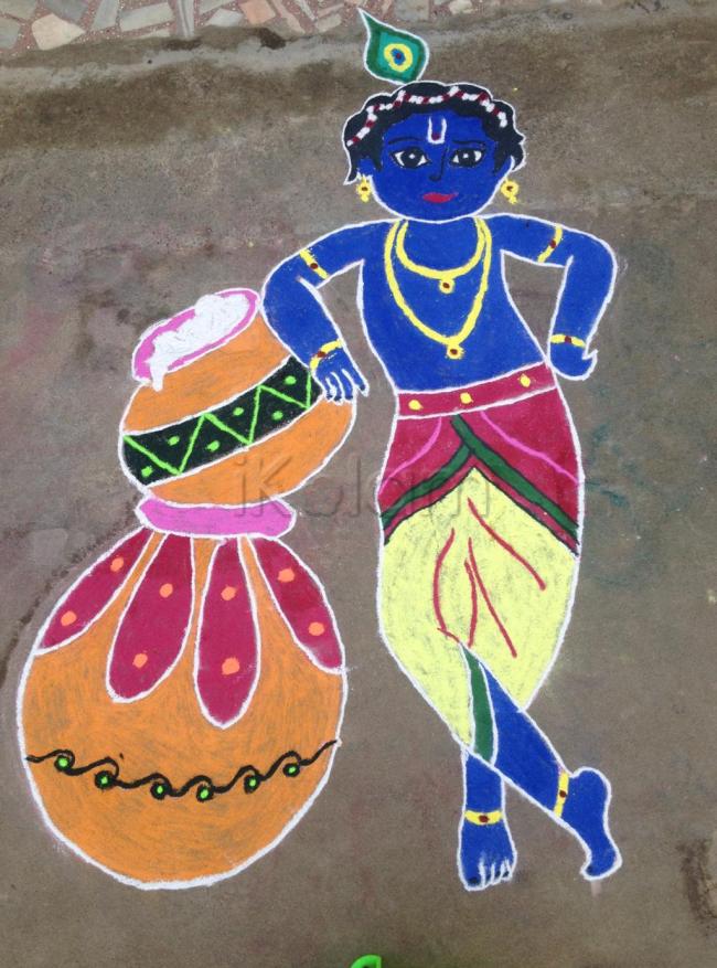 MDF Cutout Engraved - Little Krishna – Tulsi Resin Store